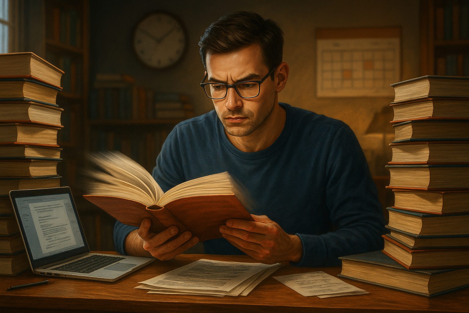 Speed reading techniques helping a PhD student read 52 books a year in a focused study environment