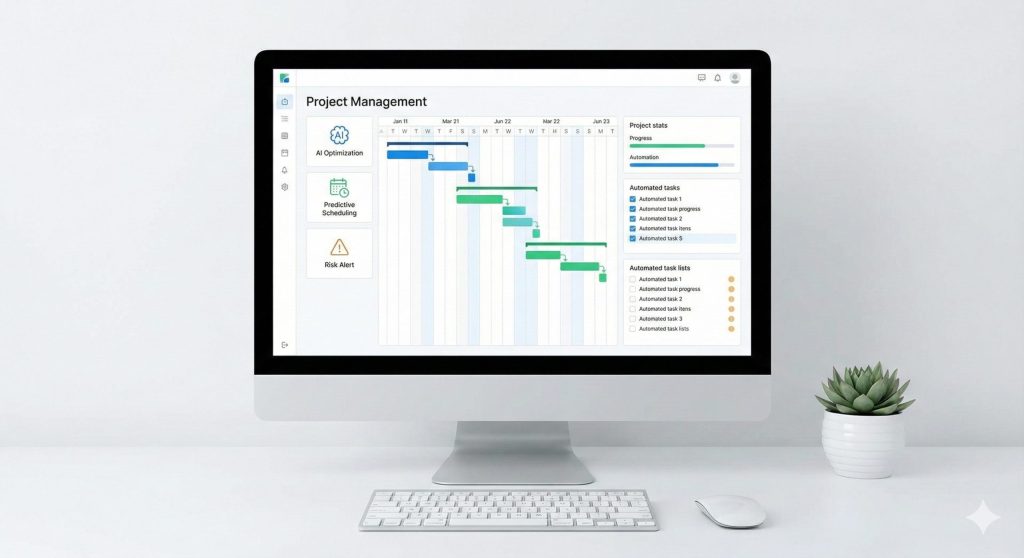 AI for remote teams dashboard optimizing project timelines